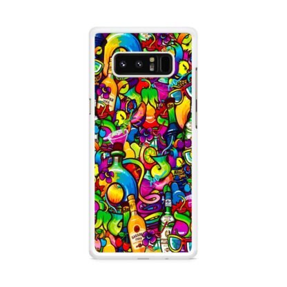 Cocktail Drink Collage Samsung Galaxy Note 8 Case - Image 2