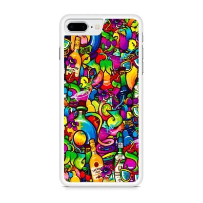 Cocktail Drink Collage iPhone 7 Plus / 8 Plus Case - Image 2