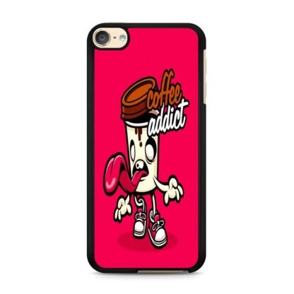 Coffee Addict Doodle iPod Touch 6 / 7 Case