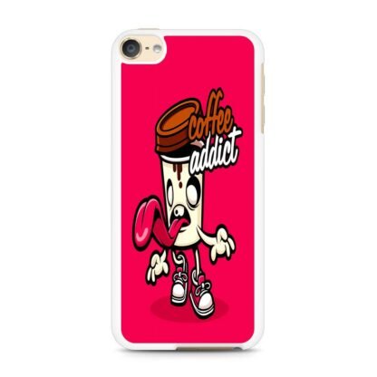 Coffee Addict Doodle iPod Touch 6 / 7 Case - Image 2