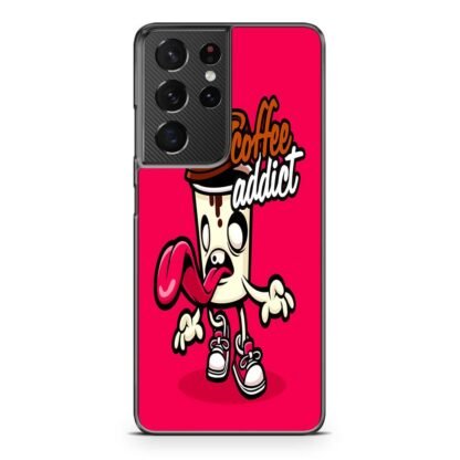 Coffee Addict Doodle Samsung Galaxy S21 / S21 Plus / S21 Ultra / S21 FE Case