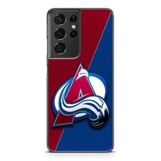 Colorado Avalanche Carbon Logo Samsung Galaxy S21 / S21 Plus / S21 Ultra / S21 FE Case
