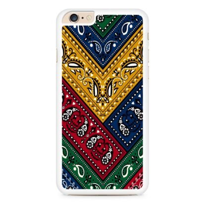 Colorful Abstract Bandana Textile iPhone 6 / 6S / 6 Plus / 6S Plus Case - Image 2