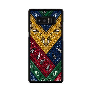 Colorful Abstract Bandana Textile Samsung Galaxy Note 8 Case