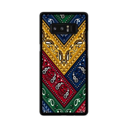 Colorful Abstract Bandana Textile Samsung Galaxy Note 8 Case
