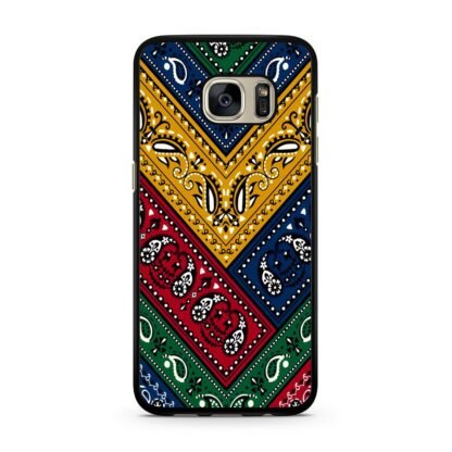 Colorful Abstract Bandana Textile Samsung Galaxy S7 / S7 Edge Case