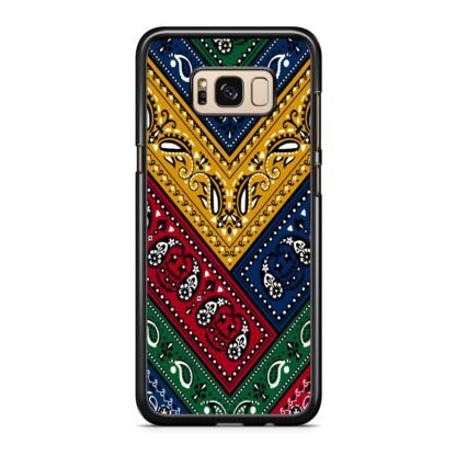 Colorful Abstract Bandana Textile Samsung Galaxy S8 / S8 Plus Case
