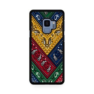 Colorful Abstract Bandana Textile Samsung Galaxy S9 / S9 Plus Case