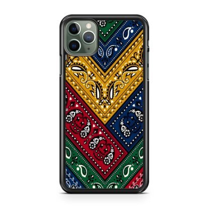 Colorful Abstract Bandana Textile iPhone 15 / 15 Plus / 15 Pro / 15 Pro Max Case