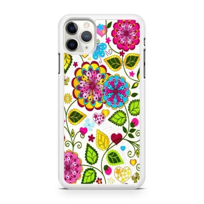 Colorful Flowers iPhone 12 / 12 Pro / 12 Pro Max / 12 Mini Case - Image 2