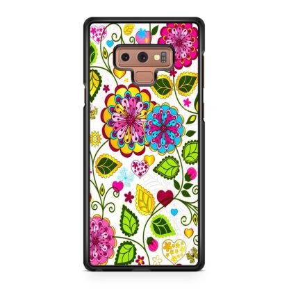 Colorful Flowers Samsung Galaxy Note 9 Case