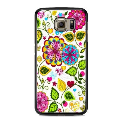Colorful Flowers Samsung Galaxy S6 / S6 Edge / S6 Edge Plus Case