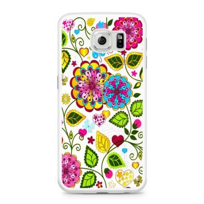 Colorful Flowers Samsung Galaxy S6 / S6 Edge / S6 Edge Plus Case - Image 2