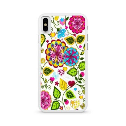 Colorful Flowers iPhone X / XR / XS / XS Max Case - Image 2