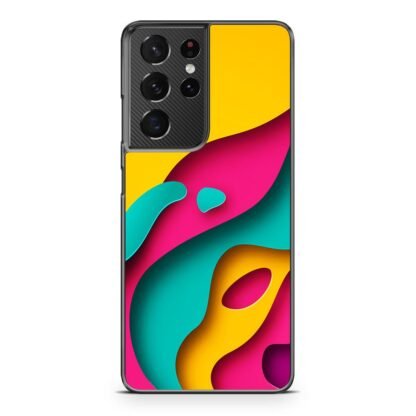 Colorful Liquid Paint Samsung Galaxy S21 / S21 Plus / S21 Ultra / S21 FE Case