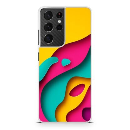 Colorful Liquid Paint Samsung Galaxy S21 / S21 Plus / S21 Ultra / S21 FE Case - Image 2