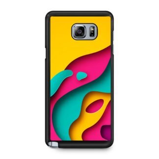 Colorful Liquid Paint Samsung Galaxy Note 5 Case