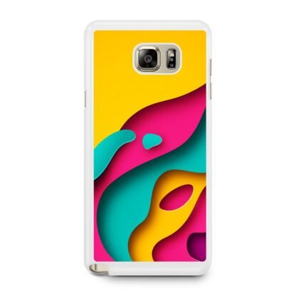 Colorful Liquid Paint Samsung Galaxy Note 5 Case - Image 2