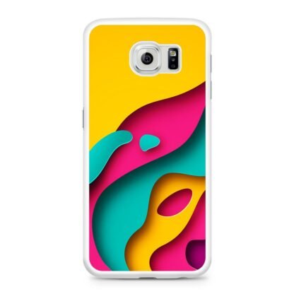 Colorful Liquid Paint Samsung Galaxy S6 / S6 Edge / S6 Edge Plus Case - Image 2