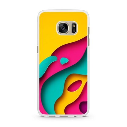 Colorful Liquid Paint Samsung Galaxy S7 / S7 Edge Case - Image 2