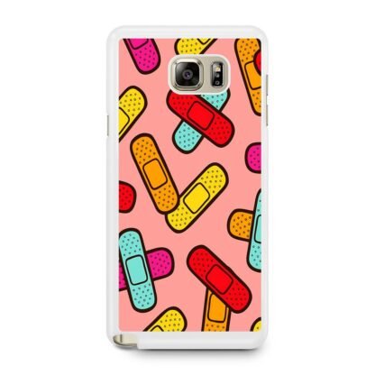 Colorful Plaster Collage Samsung Galaxy Note 5 Case - Image 2