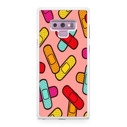 Colorful Plaster Collage Samsung Galaxy Note 9 Case - Image 2