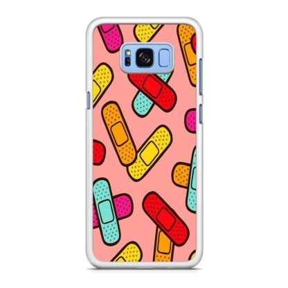 Colorful Plaster Collage Samsung Galaxy S8 / S8 Plus Case - Image 2
