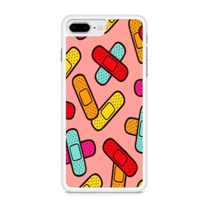 Colorful Plaster Collage iPhone 7 Plus / 8 Plus Case - Image 2