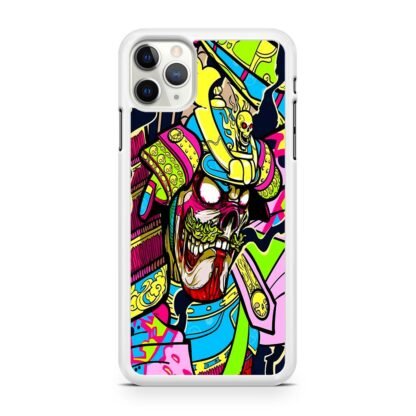 Colorful Skull Samurai iPhone 12 / 12 Pro / 12 Pro Max / 12 Mini Case - Image 2