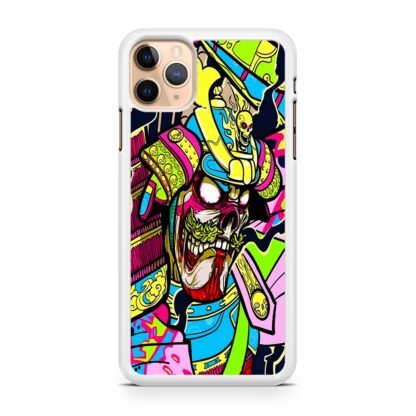 Colorful Skull Samurai iPhone 13 / 13 Pro / 13 Pro Max / 13 Mini Case - Image 2
