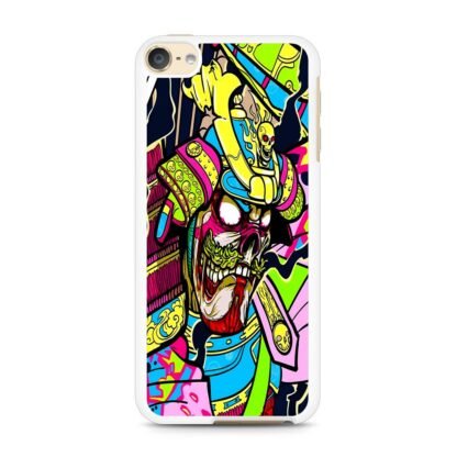 Colorful Skull Samurai iPod Touch 6 / 7 Case - Image 2