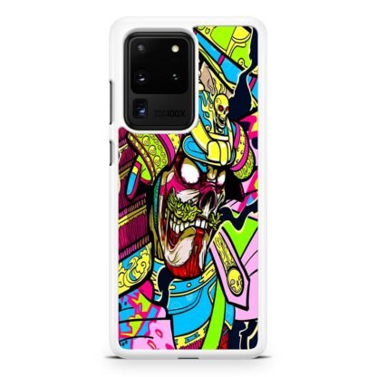 Colorful Skull Samurai Samsung Galaxy S20 / S20 Plus / S20 Ultra / S20 FE Case - Image 2