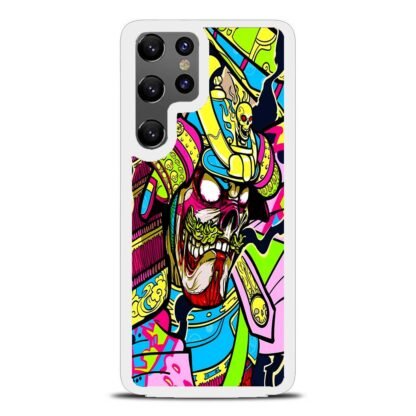 Colorful Skull Samurai Samsung Galaxy S25 / S25 Plus / S25 Ultra Case - Image 2