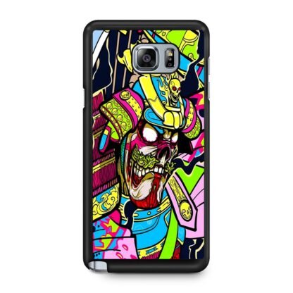 Colorful Skull Samurai Samsung Galaxy Note 5 Case