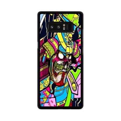 Colorful Skull Samurai Samsung Galaxy Note 8 Case