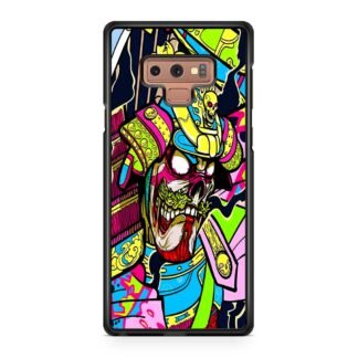 Colorful Skull Samurai Samsung Galaxy Note 9 Case