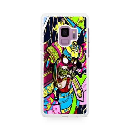 Colorful Skull Samurai Samsung Galaxy S9 / S9 Plus Case - Image 2