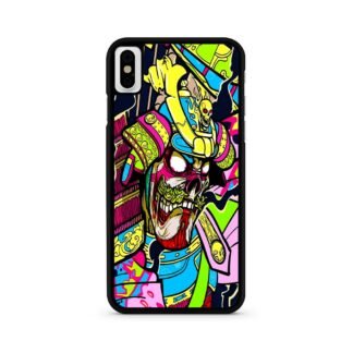 Colorful Skull Samurai iPhone X / XR / XS / XS Max Case