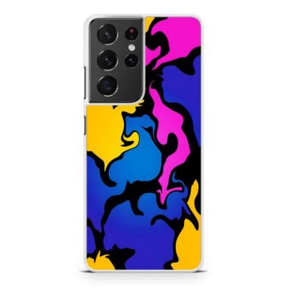 Colorful Splatter Pattern Samsung Galaxy S21 / S21 Plus / S21 Ultra / S21 FE Case - Image 2