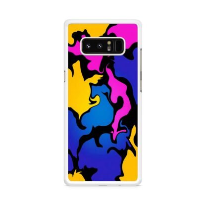 Colorful Splatter Pattern Samsung Galaxy Note 8 Case - Image 2