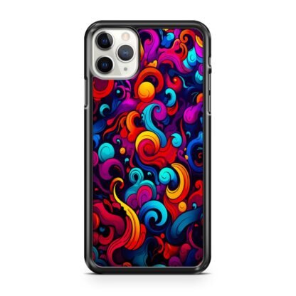 Colorful Wave Swirl Art iPhone 12 / 12 Pro / 12 Pro Max / 12 Mini Case