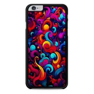 Colorful Wave Swirl Art iPhone 6 / 6S / 6 Plus / 6S Plus Case