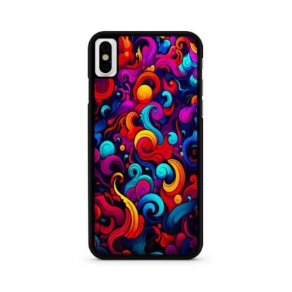 Colorful Wave Swirl Art iPhone X / XR / XS / XS Max Case