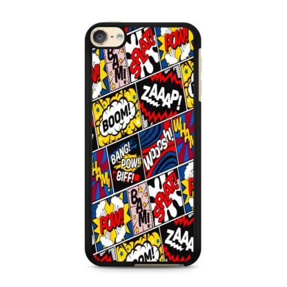 Comic Boom Pow Splat iPod Touch 6 / 7 Case