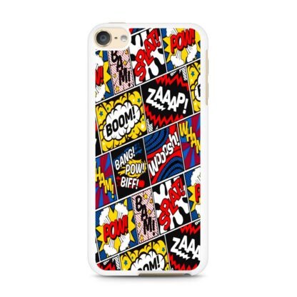 Comic Boom Pow Splat iPod Touch 6 / 7 Case - Image 2