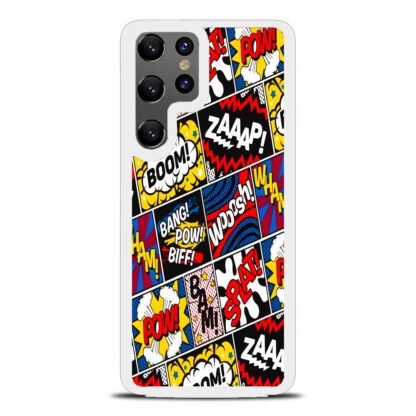 Comic Boom Pow Splat Samsung Galaxy S25 / S25 Plus / S25 Ultra Case - Image 2