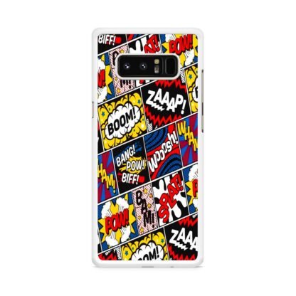 Comic Boom Pow Splat Samsung Galaxy Note 8 Case - Image 2