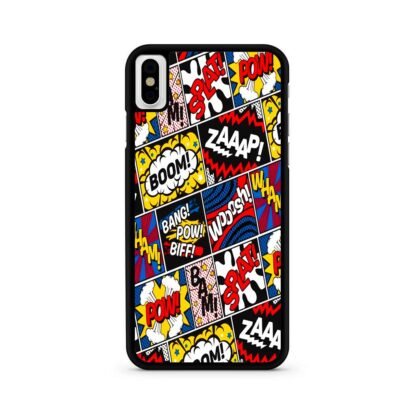 Comic Boom Pow Splat iPhone X / XR / XS / XS Max Case