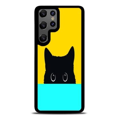 Cute Black Kitty Samsung Galaxy S25 / S25 Plus / S25 Ultra Case