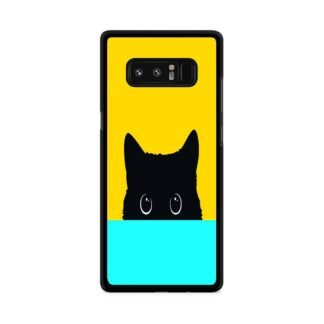 Cute Black Kitty Samsung Galaxy Note 8 Case